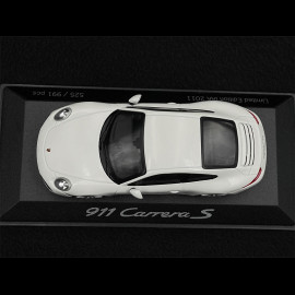 Porsche 911 Carrera S Type 991 IAA Frankfurt 2011 Carrara White 1/43 Minichamps WAX20100090