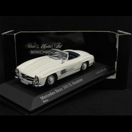 Mercedez-Benz 300 SL Roadster 1957 Weiß 1/43 Minichamps 400039031