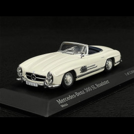 Mercedez-Benz 300 SL Roadster 1957 Weiß 1/43 Minichamps 400039031