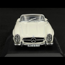 Mercedez-Benz 300 SL Roadster 1957 Weiß 1/43 Minichamps 400039031