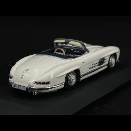 Mercedez-Benz 300 SL Roadster 1957 Weiß 1/43 Minichamps 400039031