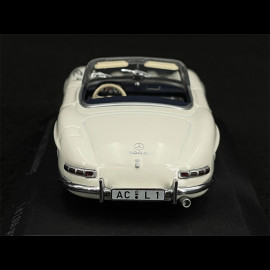 Mercedez-Benz 300 SL Roadster 1957 Weiß 1/43 Minichamps 400039031