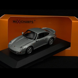 Porsche 911 Turbo S Type 993 1995 Silber 1/43 Minichamps 940069205