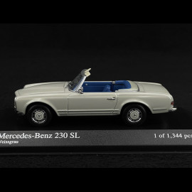 Mercedes-Benz 230 SL 1965 Grey 1/43 Minichamps 430032237