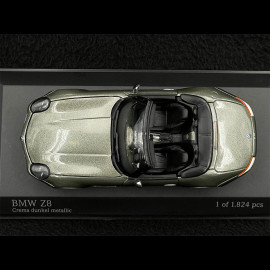 BMW Z8 Cabriolet 1999 Crema Dunkel Metallic 1/43 Minichamps 431028739