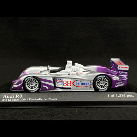 Audi R8 n° 88 2. 24h Le Mans 2004 1/43 Minichamps 400041388