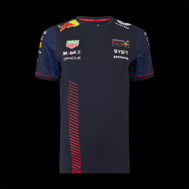 Red Bull T-Shirt F1 Team Verstappen Pérez Night Sky Dunkelblau TF2644 - Damen