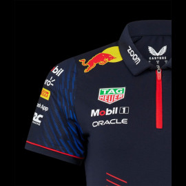 Red Bull Poloshirt F1 Team Verstappen Pérez Night Sky Dunkelblau TF2645 - Damen