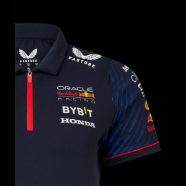 Red Bull Poloshirt F1 Team Verstappen Pérez Night Sky Dunkelblau TF2645 - Damen