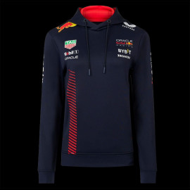 Red Bull Sweatshirt F1 Team Verstappen Pérez Night Sky Dark Blue TF2648 - Women