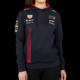 Red Bull Sweatshirt F1 Team Verstappen Pérez Night Sky Dark Blue TF2648 - Women