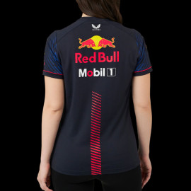 Red Bull T-Shirt F1 Team Verstappen Pérez Night Sky Dunkelblau TF2644 - Damen