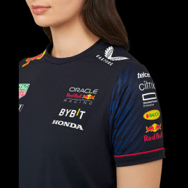 Red Bull T-shirt F1 Team Verstappen Pérez Night Sky Dark Blue TF2644 - Women