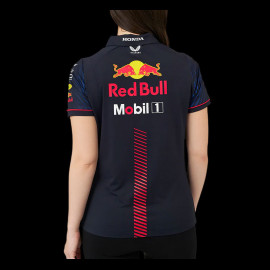 Red Bull Poloshirt F1 Team Verstappen Pérez Night Sky Dunkelblau TF2645 - Damen