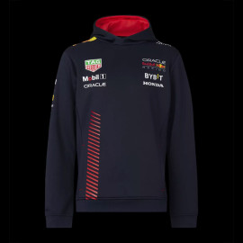 Red Bull Sweatshirt F1 Team Verstappen Pérez Night Sky Dunkelblau TJ2648 - Kinder