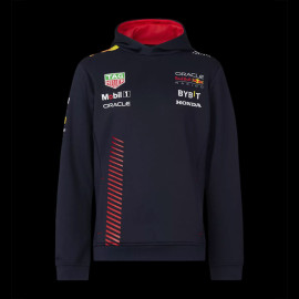 Red Bull Sweatshirt F1 Team Verstappen Pérez Night Blue TJ2648 - Kids