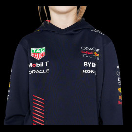 Red Bull Sweatshirt F1 Team Verstappen Pérez Night Sky Dunkelblau TJ2648 - Kinder