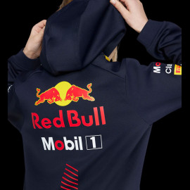 Red Bull Sweatshirt F1 Team Verstappen Pérez Night Sky Dunkelblau TJ2648 - Kinder