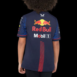 Red Bull T-Shirt F1 Verstappen Perez Nachtblau TJ2644 - Kinder