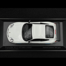 Porsche 911 GT3 RS Type 996 2002 Carrara White / Mexico Blue 1/43 Minichamps 403062029