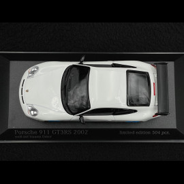 Porsche 911 GT3 RS Type 996 2002 Carraraweiß / Mexicoblau 1/43 Minichamps 403062029