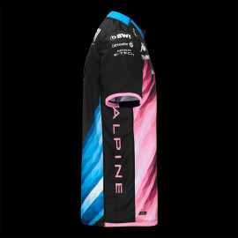 Alpine T-shirt F1 Team Ocon n° 31 Kappa Graphic Black / Blue / Pink 321R78W-A01 - men