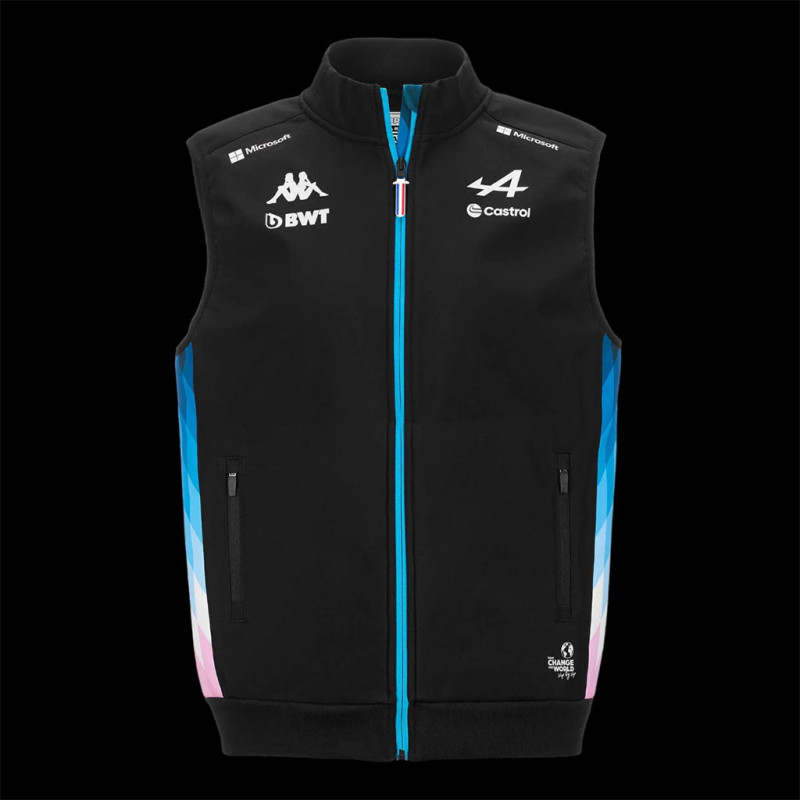 Alpine Jacket F1 Team Ocon Gasly Kappa Sleeveless Jacket Black 331N2IW-A00 - men