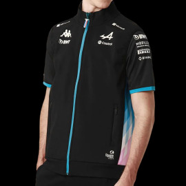 Alpine Jacke F1 Team Ocon Gasly Kappa ärmellose Jacke Schwarz 331N2IW-A00 - herren