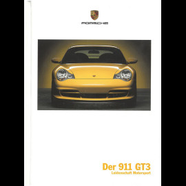 Porsche Brochure Der 911 GT3 Type 996 Leidenschaft Motorsport 05/2004 in german WVK21631005DWW