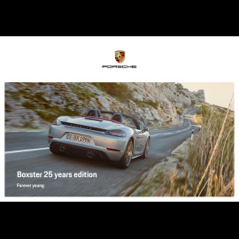 Porsche Brochure 718 Boxster 25 years edition Forever Young 01/2021 in english WSLB2101001791