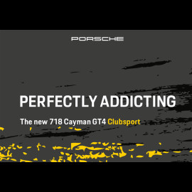 Porsche Broschüre 718 Cayman GT4 Clubsport 2019 in Englisch WSRZ180109S920