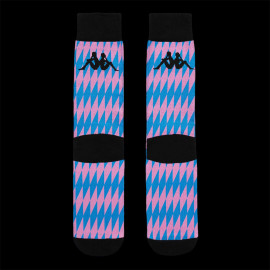 Alpine Socks F1 Team Ocon Gasly Kappa Jacquard Graphic Black / Blue / Pink 321P6QW-A01 - unisex