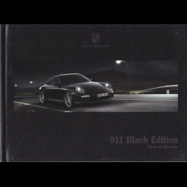 Porsche Brochure 911 Type 997 Black Edition Power of attraction 11/2010 in english WSLS1201000420