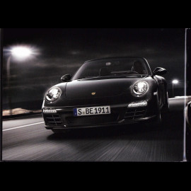 Porsche Brochure 911 Type 997 Black Edition Power of attraction 11/2010 in english WSLS1201000420