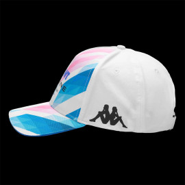 Alpine Hat F1 Team Ocon Gasly Kappa Graphic White / Blue / Pink 381R8BW-A02 - unisex