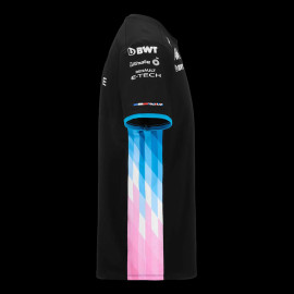 Alpine T-shirt F1 Team BWT 2024 Gasly Ocon Adiry Jersey Black / Blue / Pink Kappa 321P4TW_A01 - Men