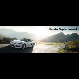 Porsche Brochure The New Boxster Spyder Type 981 Unfiltered in english WSLS1601000200