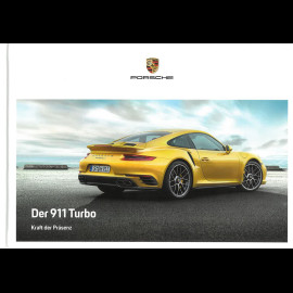 Porsche Brochure Der 911 Turbo Karft der Präsenz 12/2017 in german WSLK1801000410