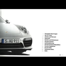 Porsche Brochure Der 911 Turbo Karft der Präsenz 12/2017 in german WSLK1801000410