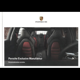 Brochure Porsche Exclusive Manufaktur 06/2019 in french WSL92001000130