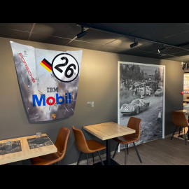 Inspiration Porsche 911 GT1-98 Type 996 n°26 Winner 24h Le Mans 1998 Bonnet Wall Decoration Aluminium Dibond CS-22