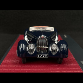 Bugatti 57C Vanvooren Cabriolet Shah of Iran 1939 Blue 1/43 Matrix MX50205-032