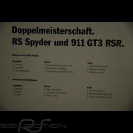  Affiche originale Porsche RS Spyder , 997 RSR,  