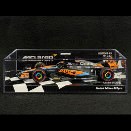 Oscar Piastri McLaren MCL60 n° 81 GP Bahrain 2023 F1 1/43 Minichamps 537234381