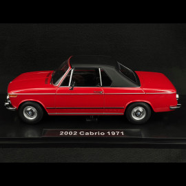BMW 2002 Cabriolet 1968 Rot 1/18 KK Scale KKDC181103