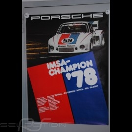  Affiche originale Porsche 935  IMSA 1978 