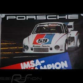  Affiche originale Porsche 935  IMSA 1978 