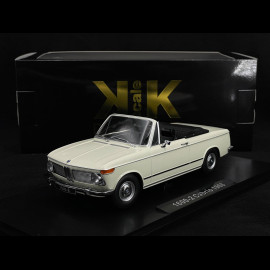 BMW 1600-2 Cabriolet 1968 White 1/18 KK Scale KKDC181102