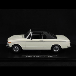 BMW 1600-2 Cabriolet 1968 White 1/18 KK Scale KKDC181102