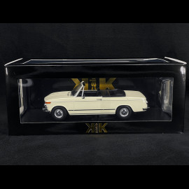 BMW 1600-2 Cabriolet 1968 White 1/18 KK Scale KKDC181102